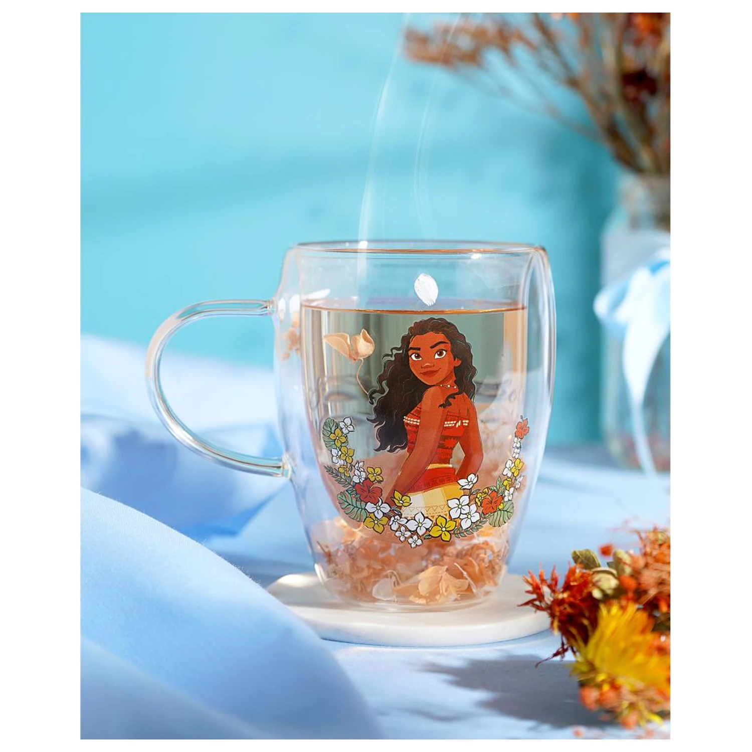 Disney Princess Moana Pahar cu flori uscate 300 ml poza produsului