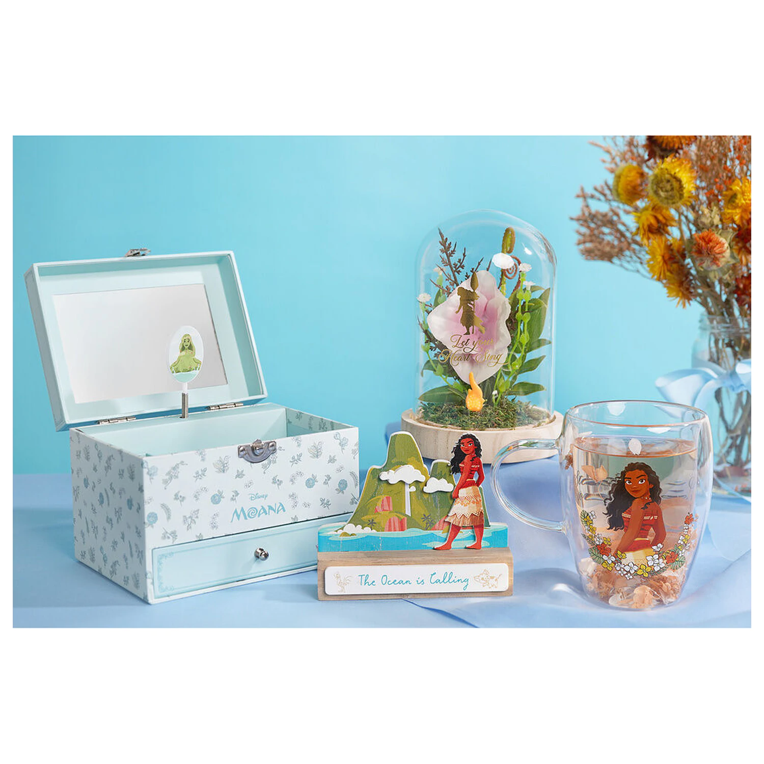 Disney Princess Moana Pahar cu flori uscate 300 ml poza produsului