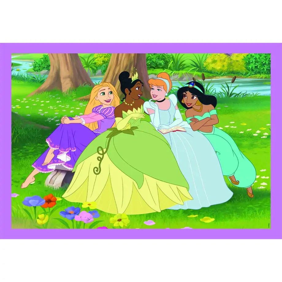 Puzzle Disney Princess 12+16+20+24 piese poza produsului