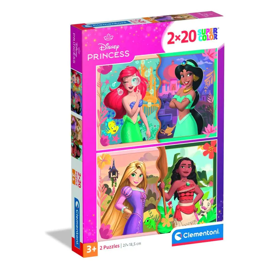 Puzzle Disney Princess 2x20 buc poza produsului