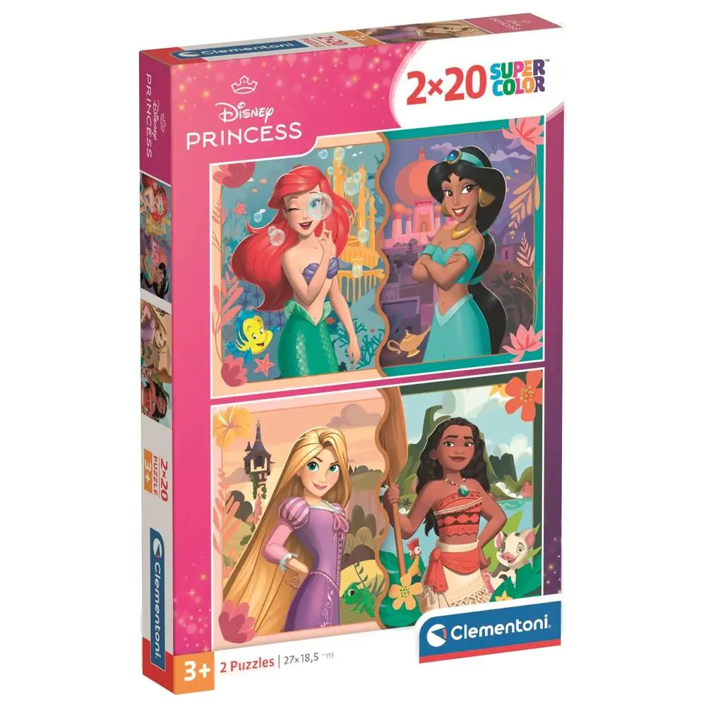 Puzzle Disney Princess 2x20 buc poza produsului