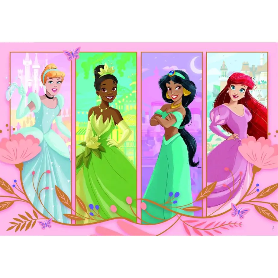 Disney Princess puzzle 2 x 60 piese poza produsului