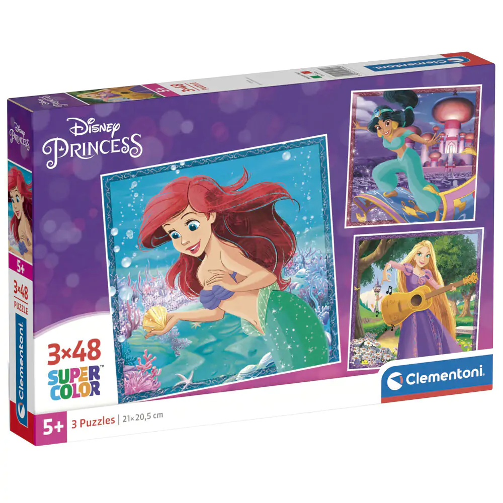 Puzzle Disney Princess 3x48 piese poza produsului