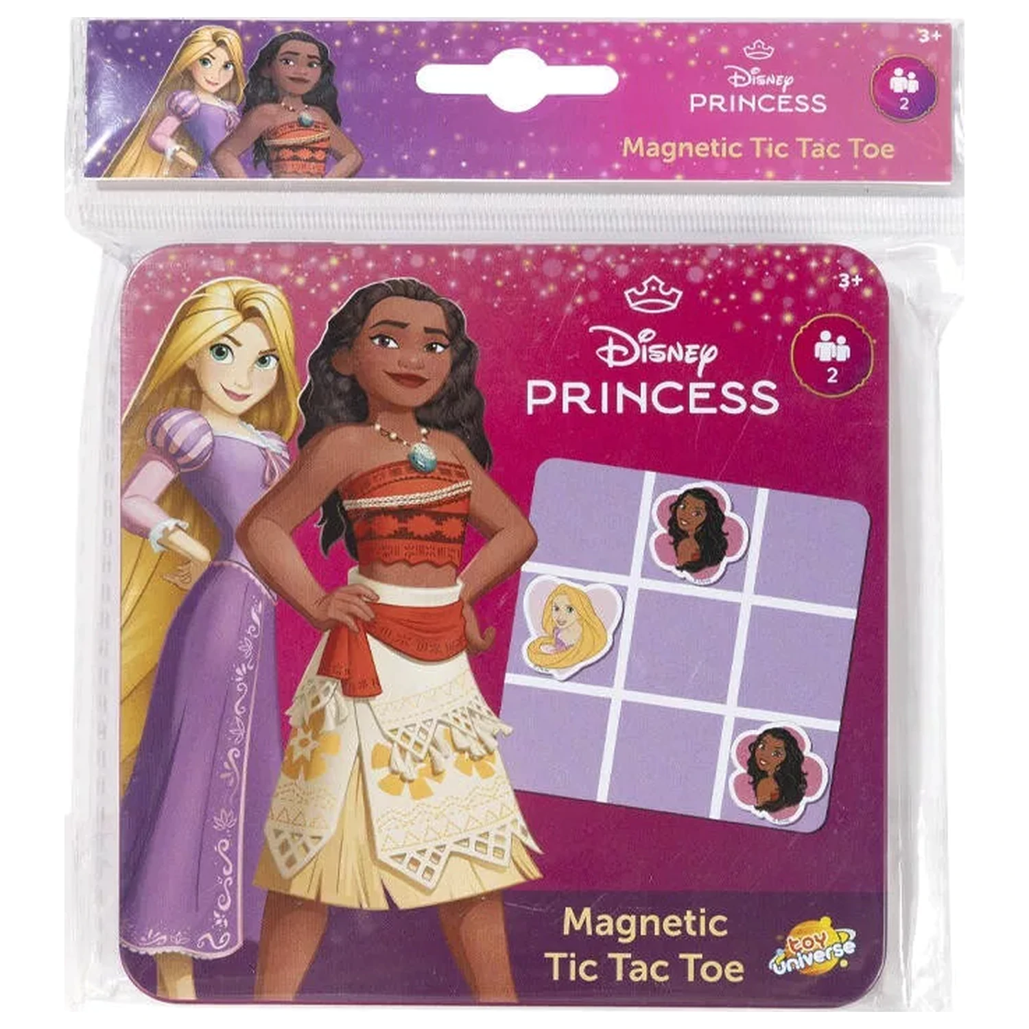 Disney Princess Royal Magnetic Tic-Tac-Toe in a Cutie Metalica poza produsului