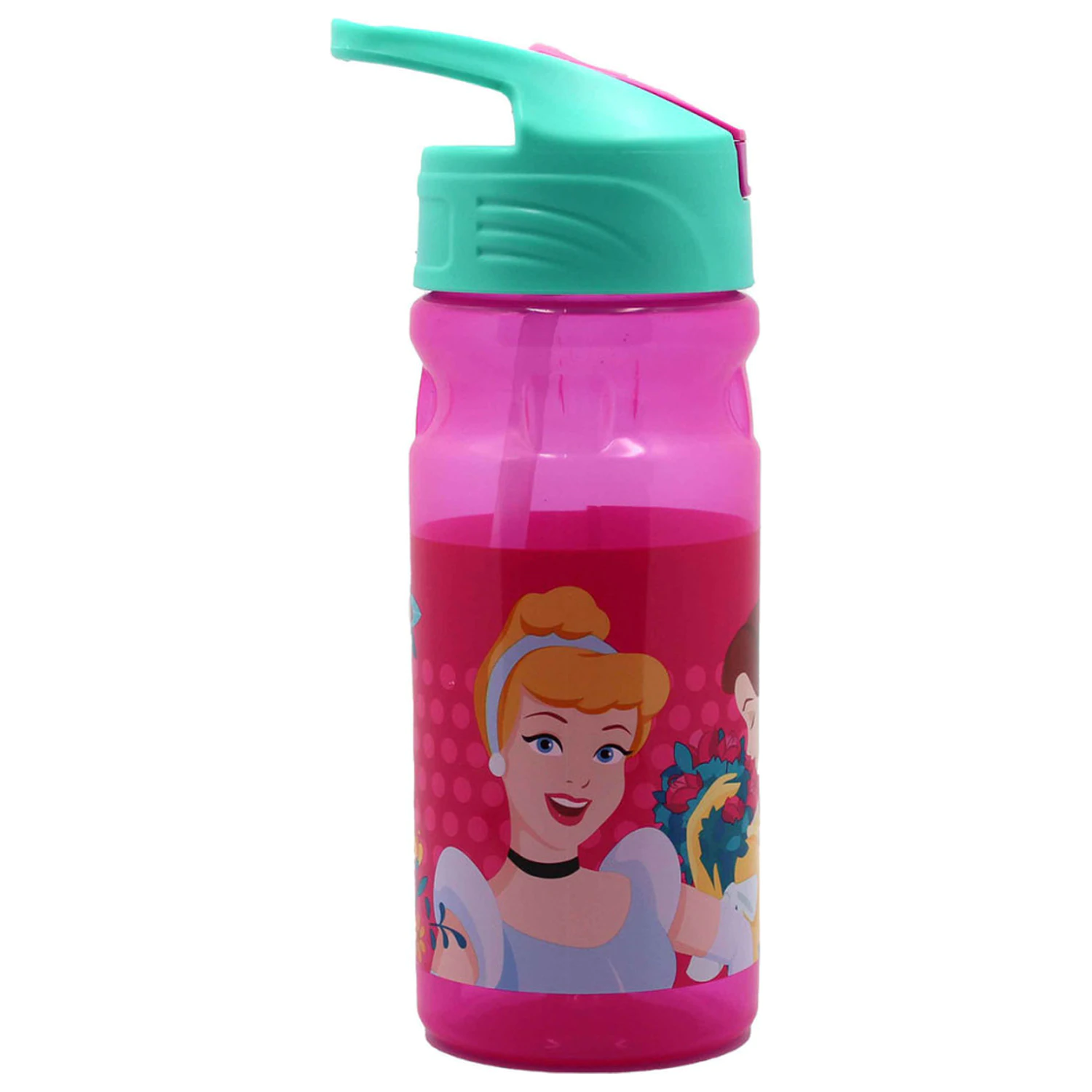 Disney Princesses Spring Recipient din plastic pentru apa cu pai 500 ml poza produsului