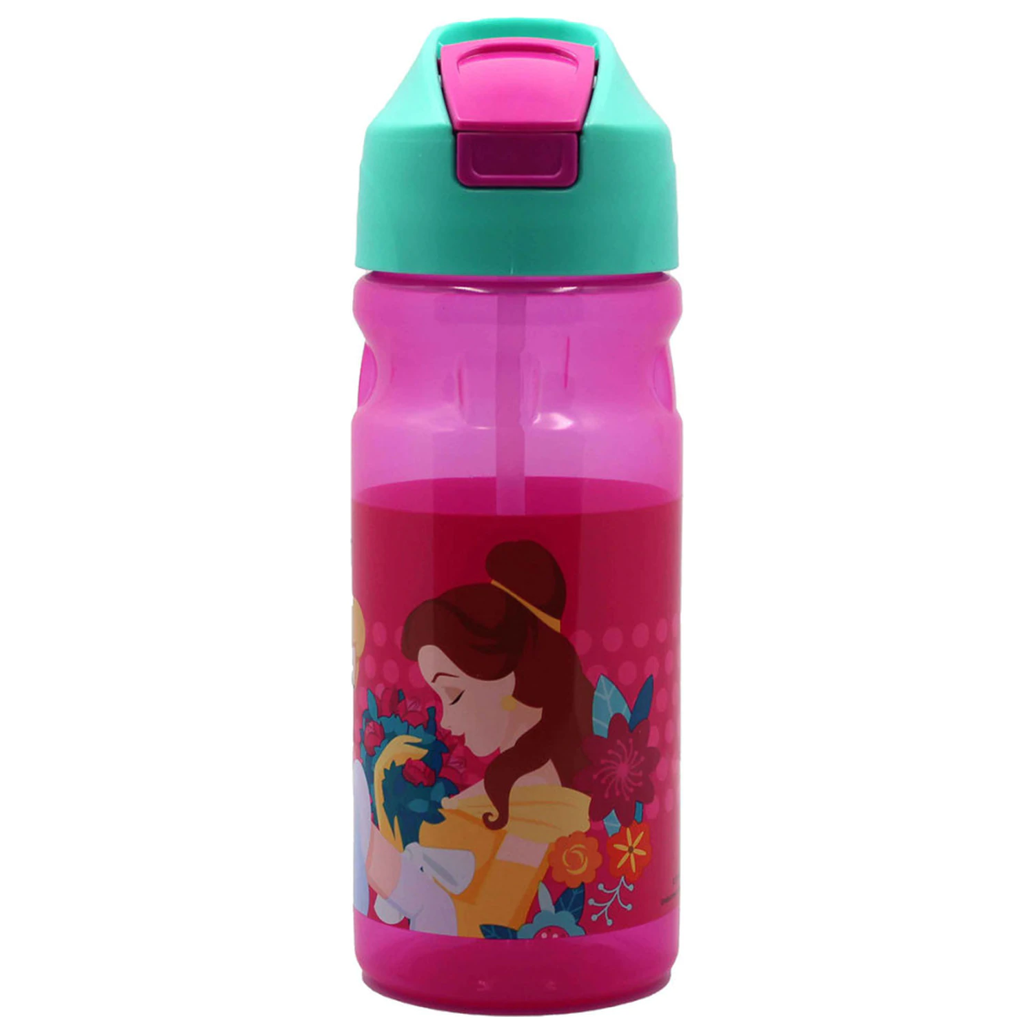 Disney Princesses Spring Recipient din plastic pentru apa cu pai 500 ml poza produsului
