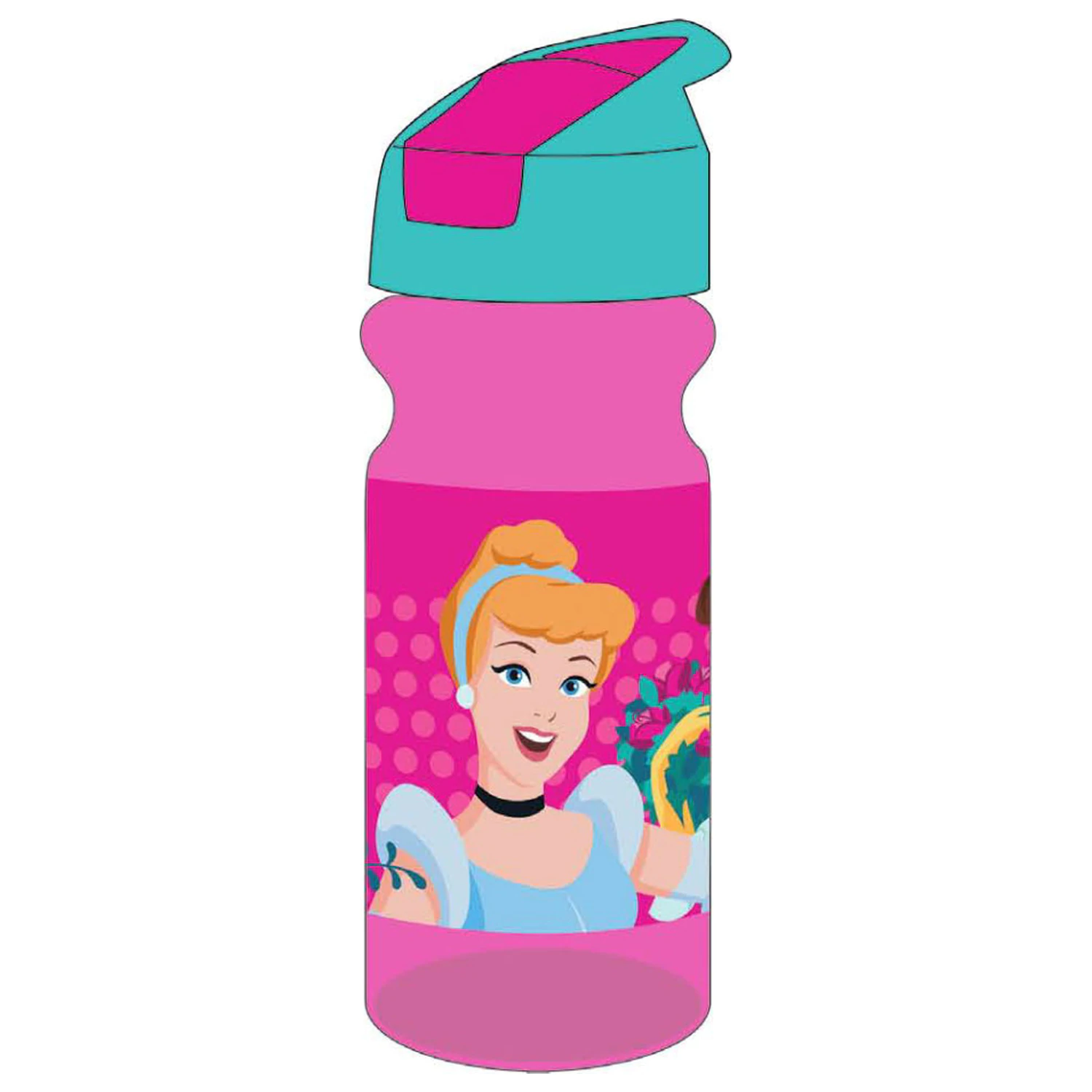 Disney Princesses Spring Recipient din plastic pentru apa cu pai 500 ml poza produsului