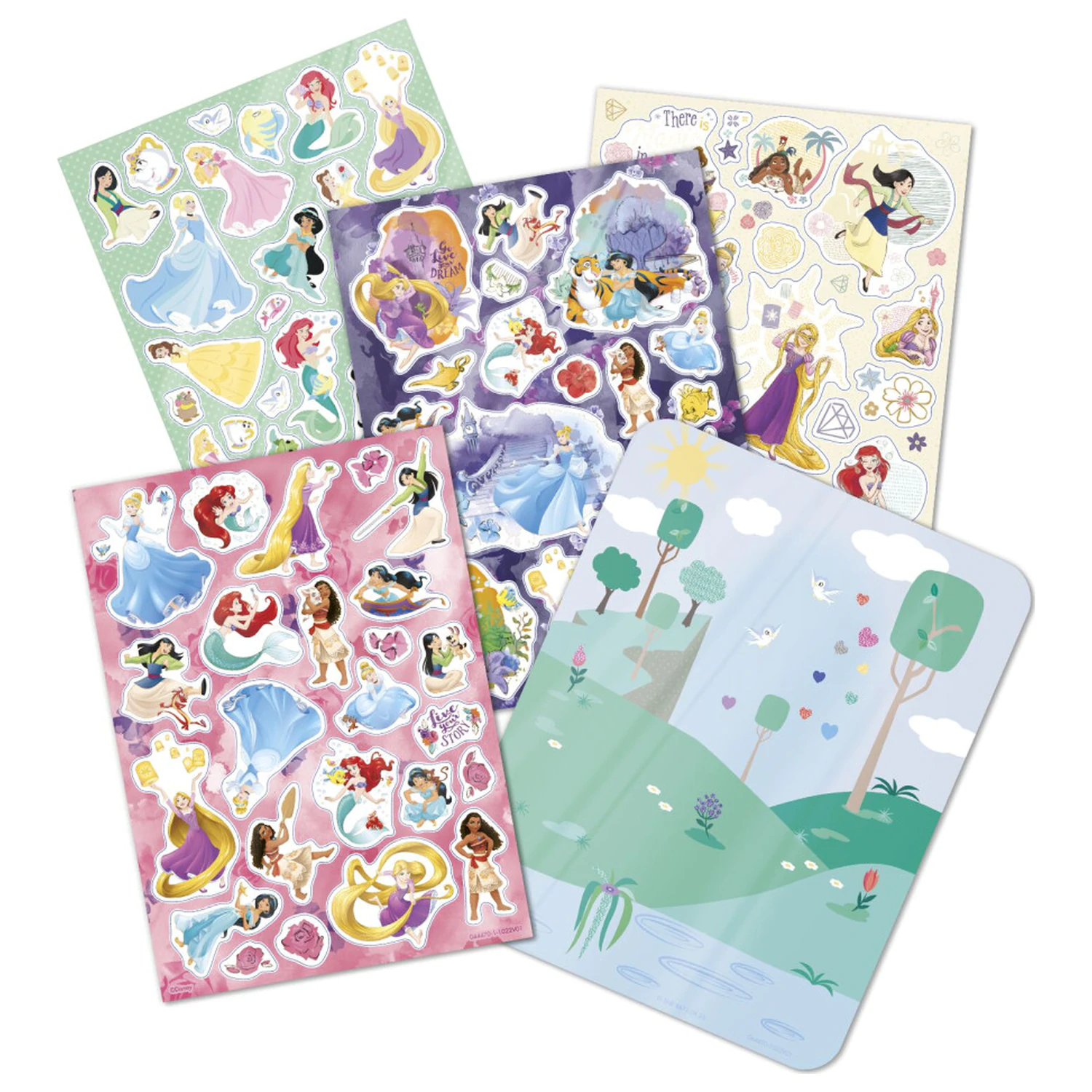 Disney Princess Story window set de autocolante poza produsului