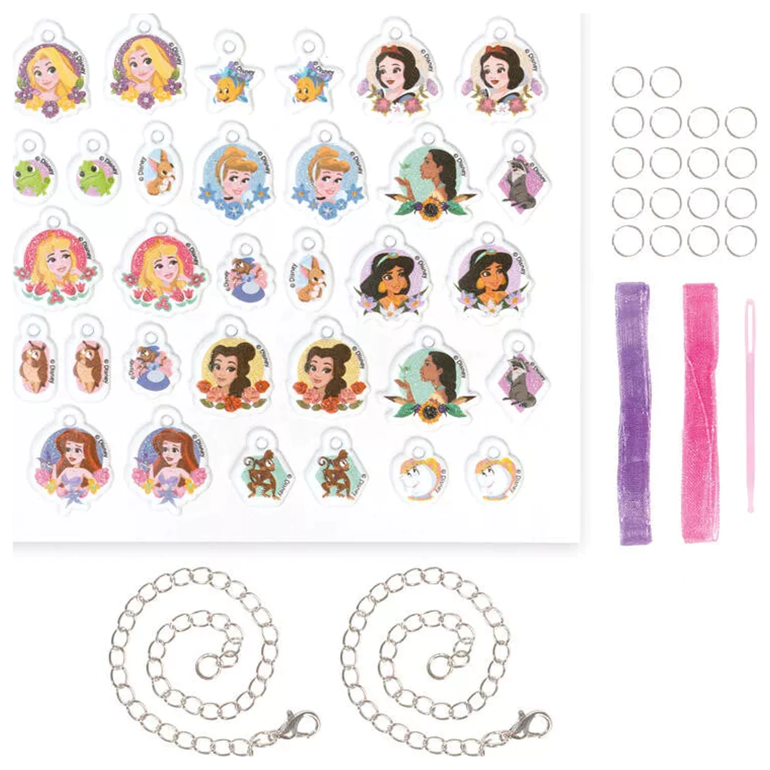 Disney Princess Totum Charm Bracelet Set pentru făcut brățări poza produsului