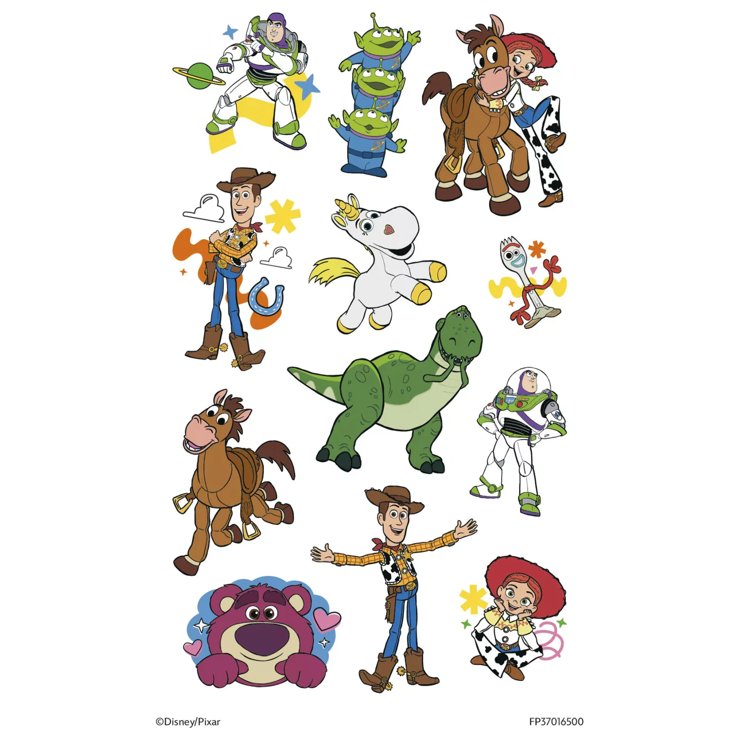Disney Toy Story Adventure Tattoo 12 bucăți poza produsului