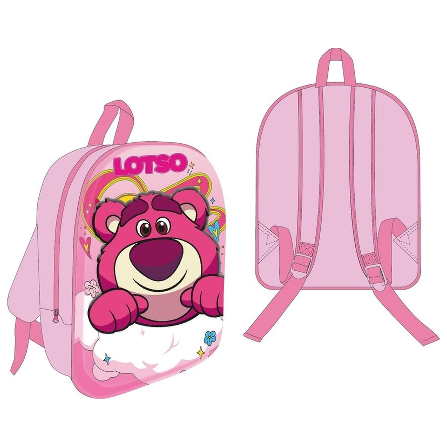 Disney Toy Story Lotso Ghiozdan 3D, Geanta 30 cm poza produsului