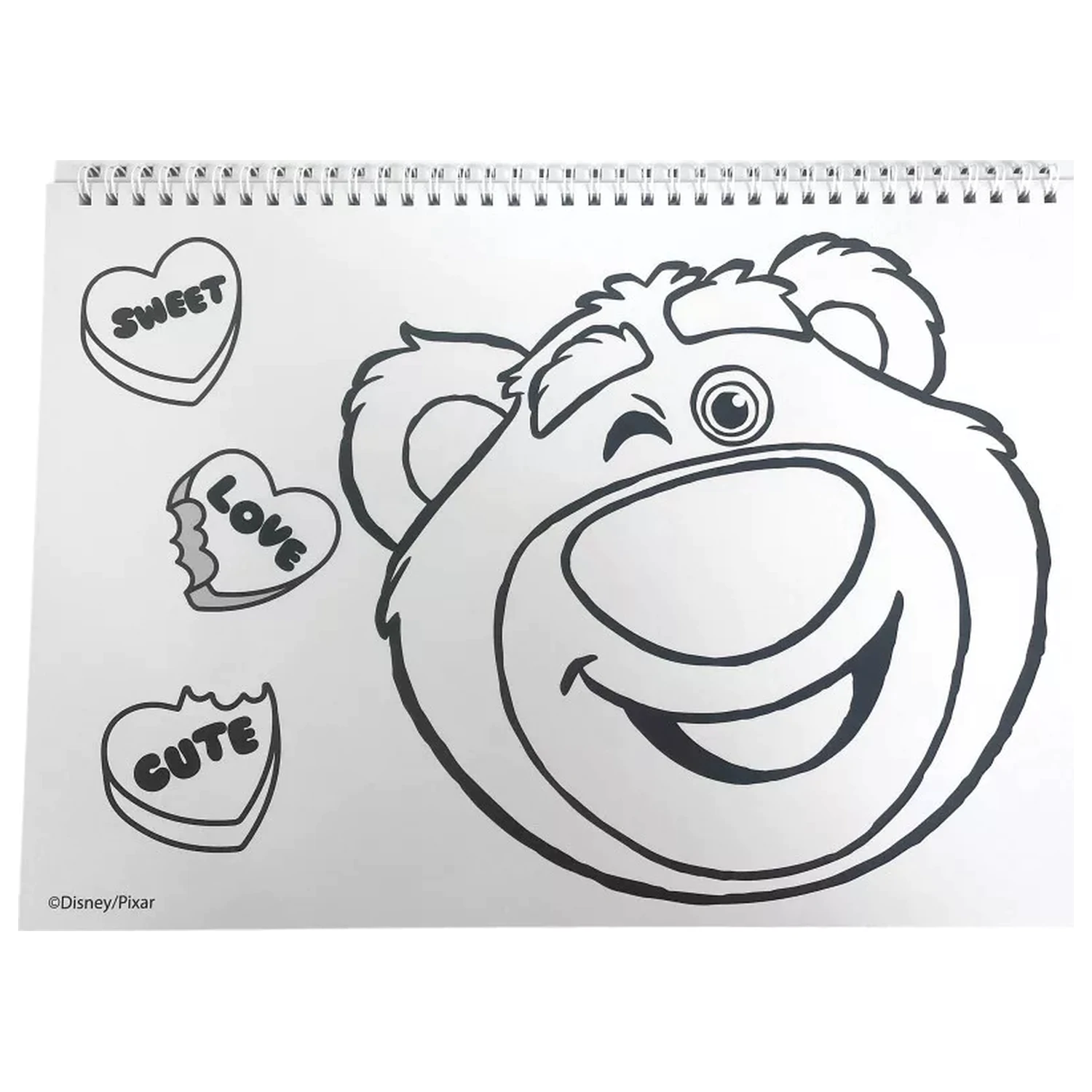Disney Toy Story Lotso A4 Bloc de desen spiralat 40 coli cu autocolante poza produsului