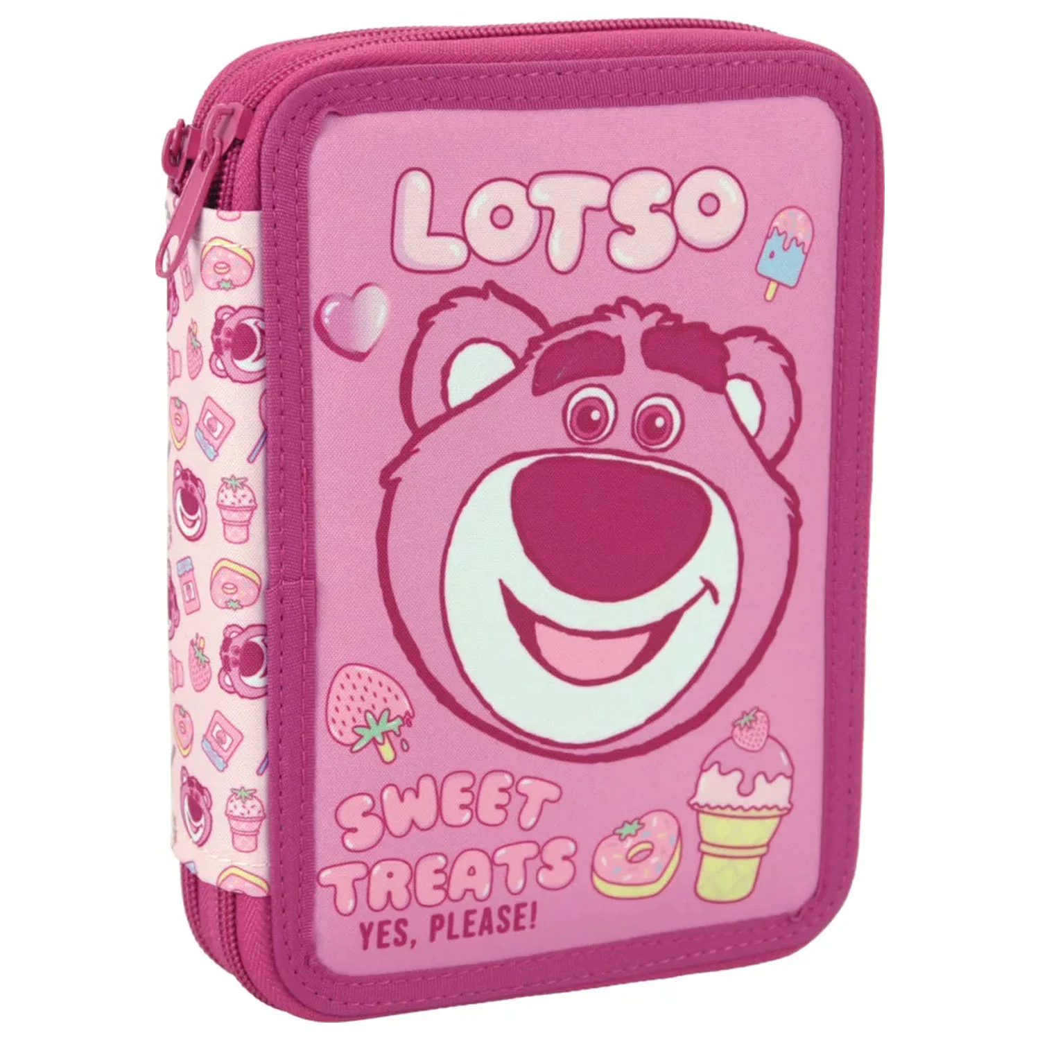 Disney Toy Story Lotso Jam Filled Etui cu creion cu două etaje poza produsului