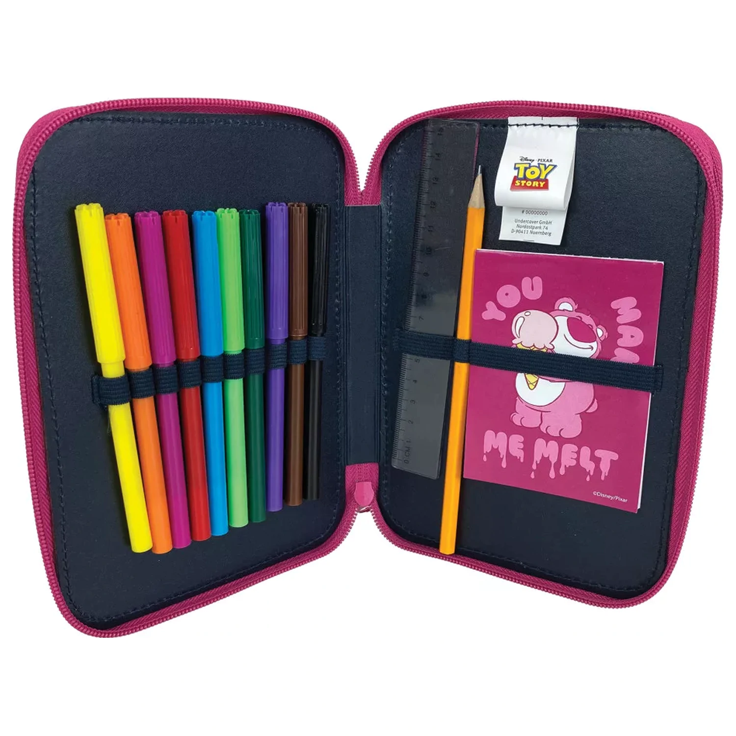 Disney Toy Story Lotso Jam Filled Etui cu creion cu două etaje poza produsului