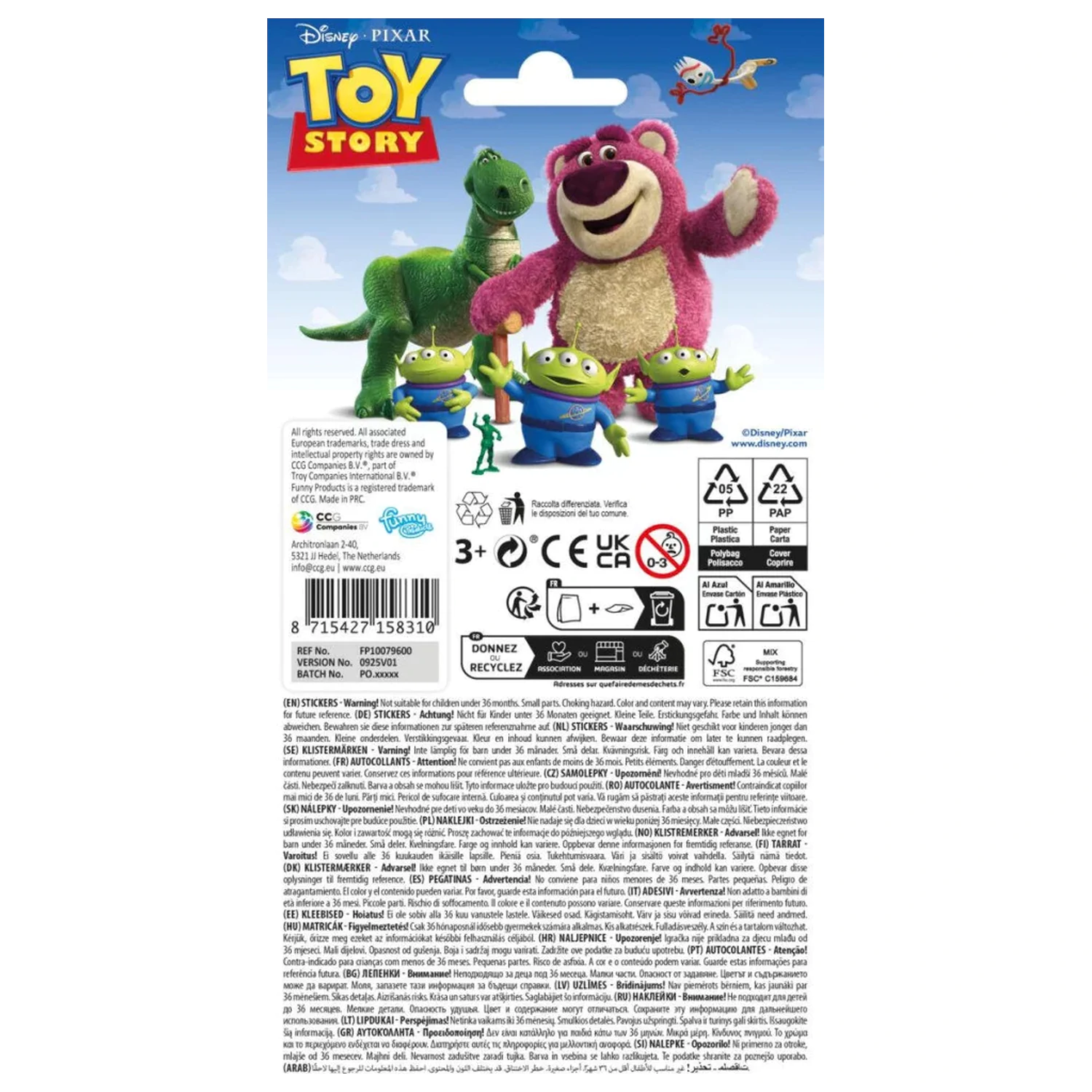 Disney Toy Story Playful Pals sticker autocolant poza produsului