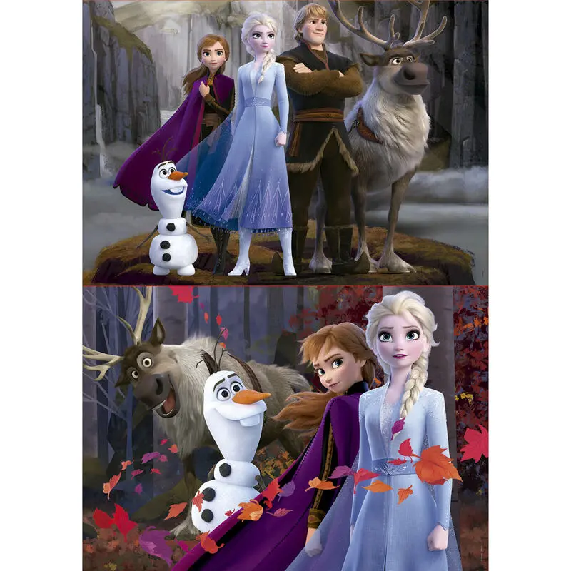 Disney Frozen 2 puzzle 2x100 piese poza produsului