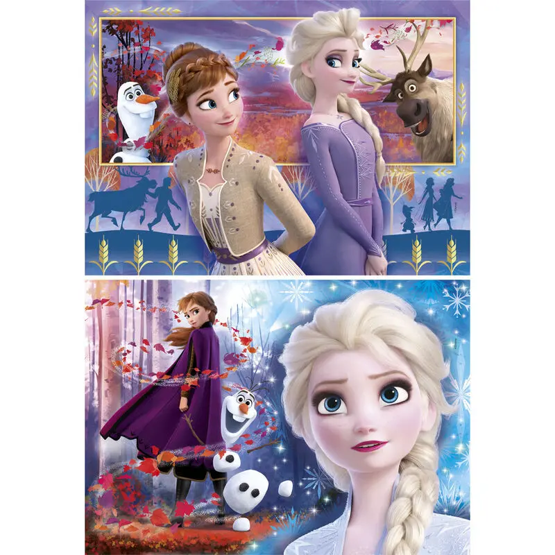 Disney Frozen 2 puzzle 2x60 piese poza produsului