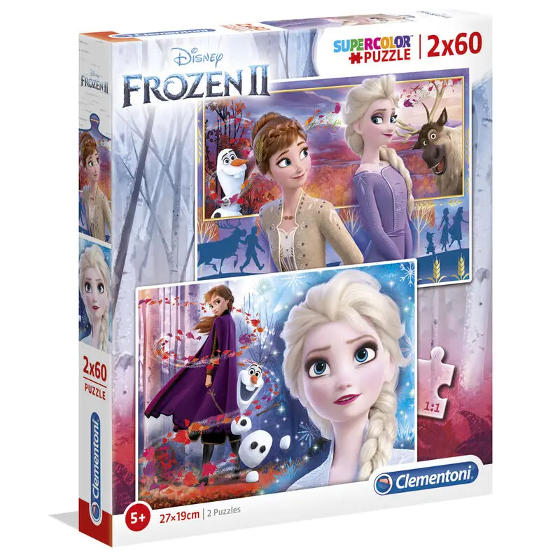 Disney Frozen 2 puzzle 2x60 piese poza produsului