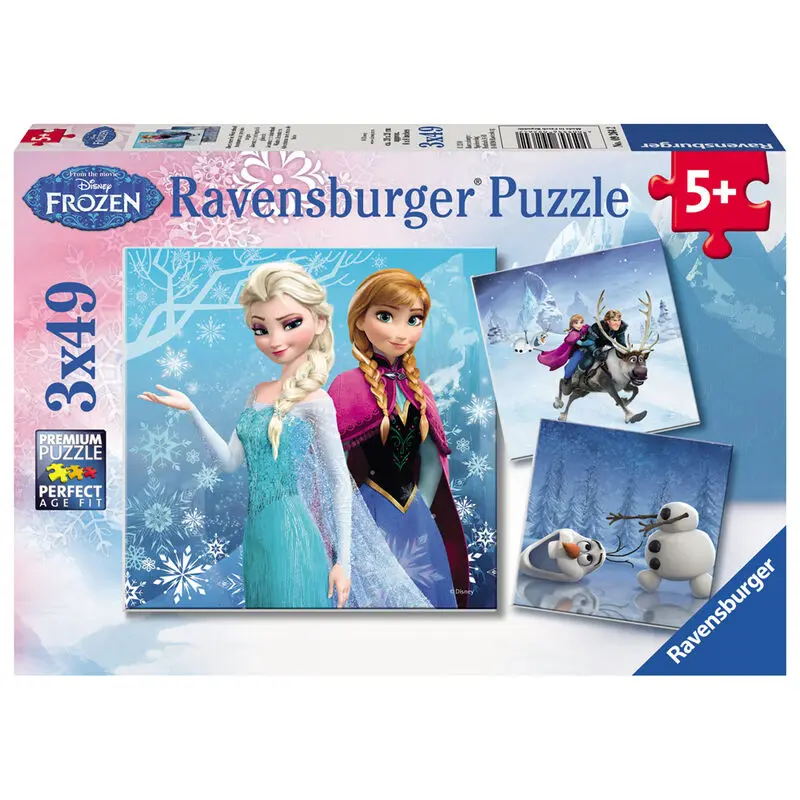 Disney Frozen 2 puzzle 3x49 de piese poza produsului