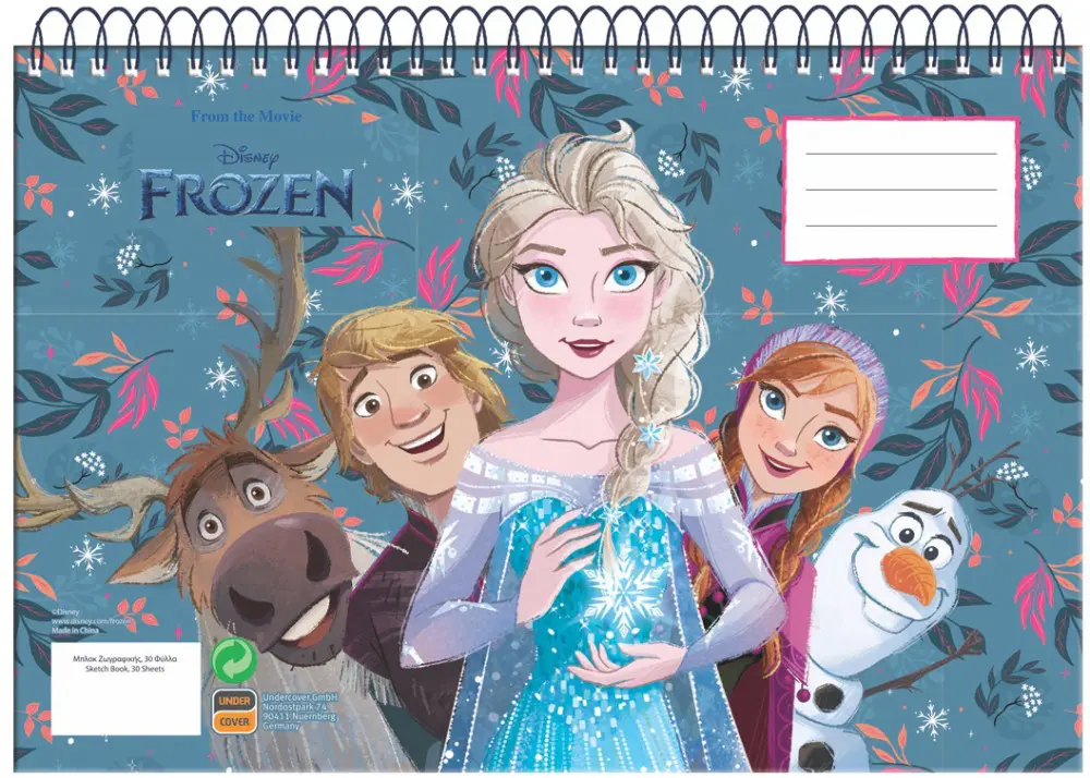 Disney Frozen A/4 Caiet de schite spiralat 30 foi poza produsului