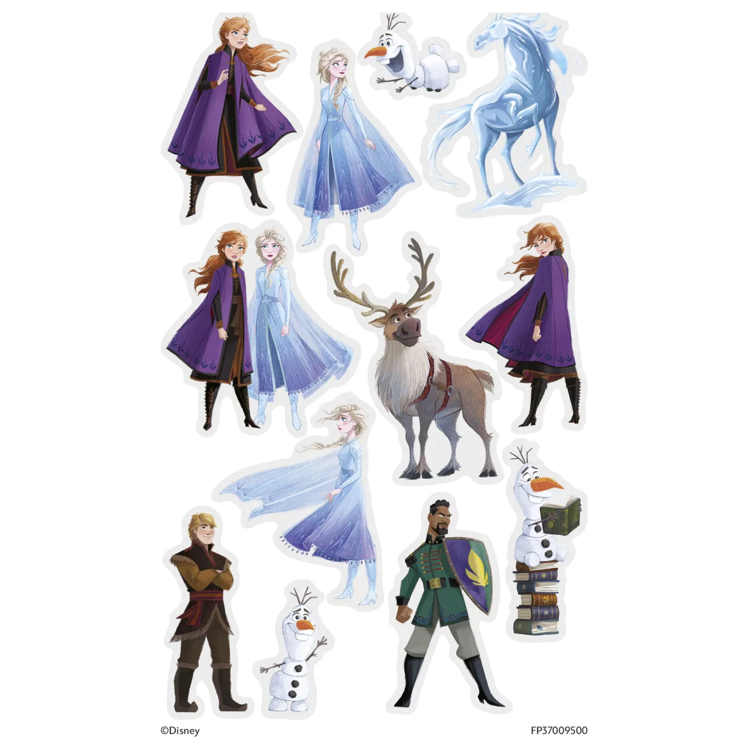 Disney Frozen Adventure Tatuaj 12 piese poza produsului
