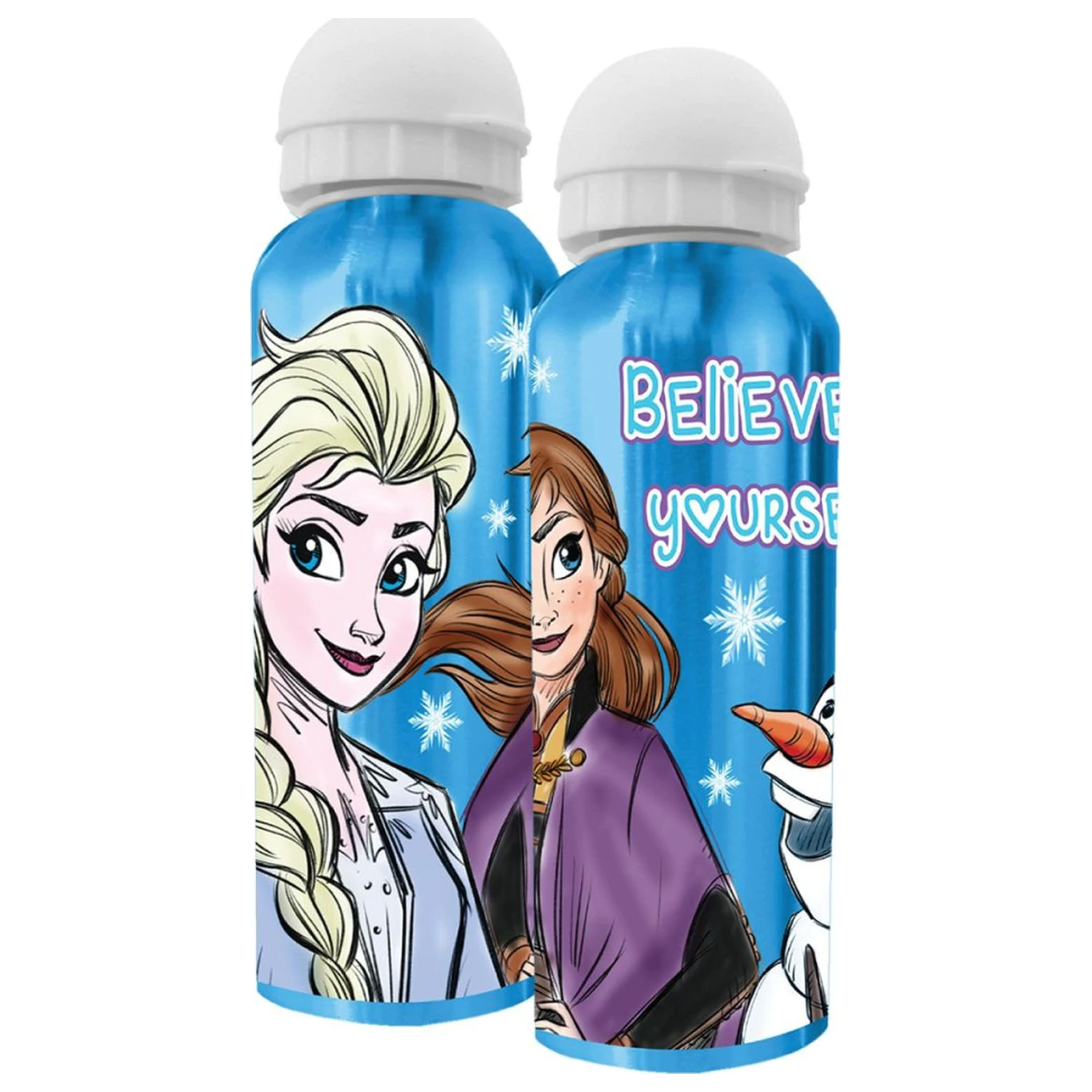 Disney Frozen Believe Butelie din aluminiu pentru apa cu capac de baut 500 ml poza produsului