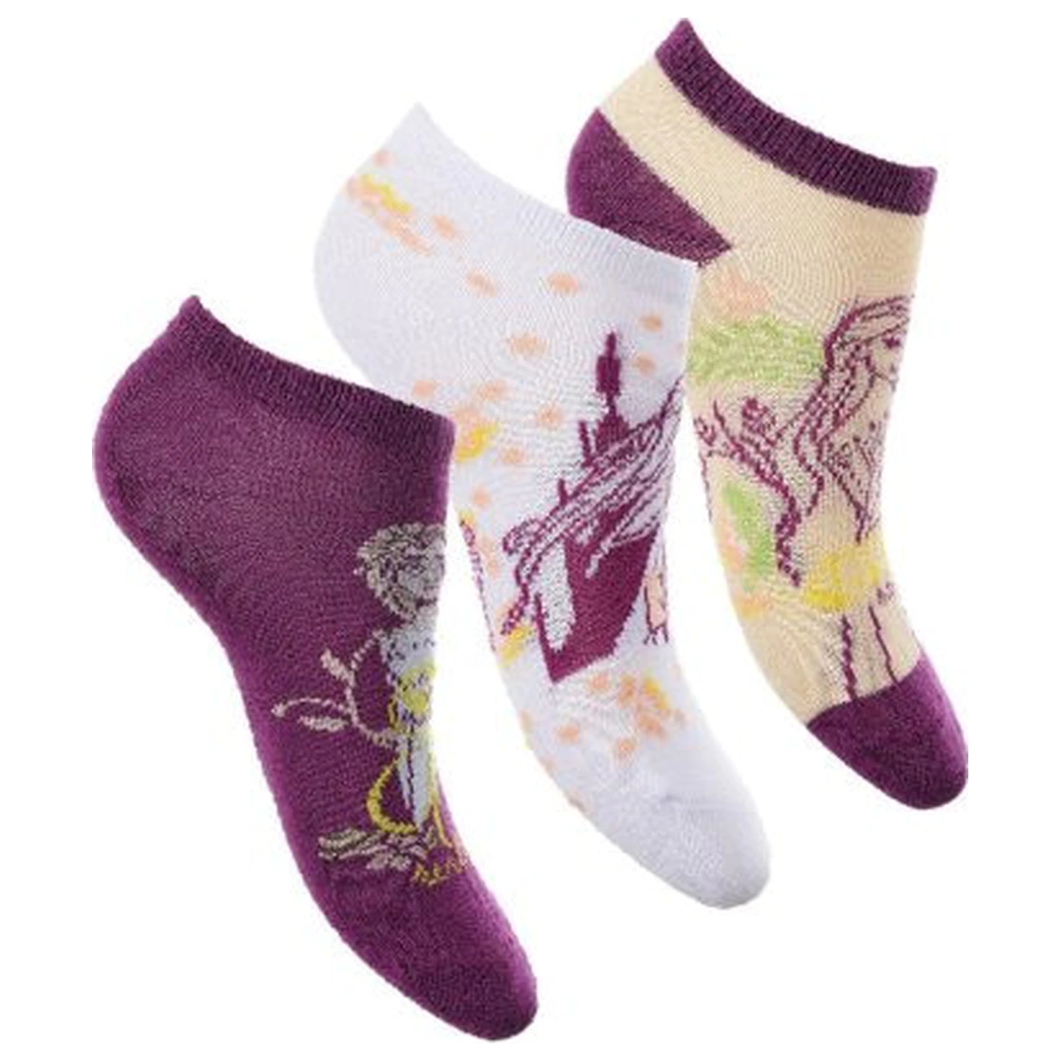 Disney Frozen Burgundy Sosete Secrete pentru Copii 31/34 poza produsului