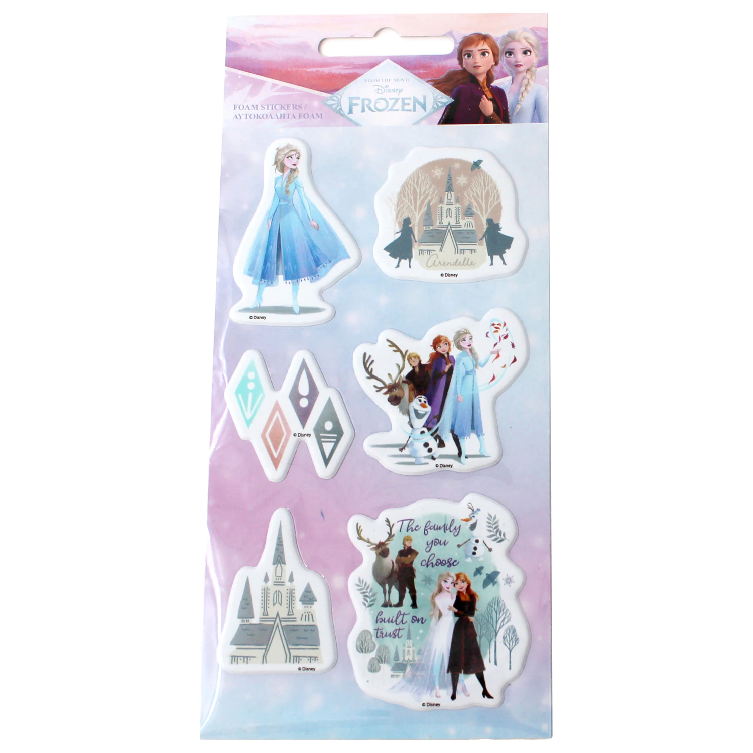 Disney Frozen Castle autocolante din spuma pufoasa set poza produsului
