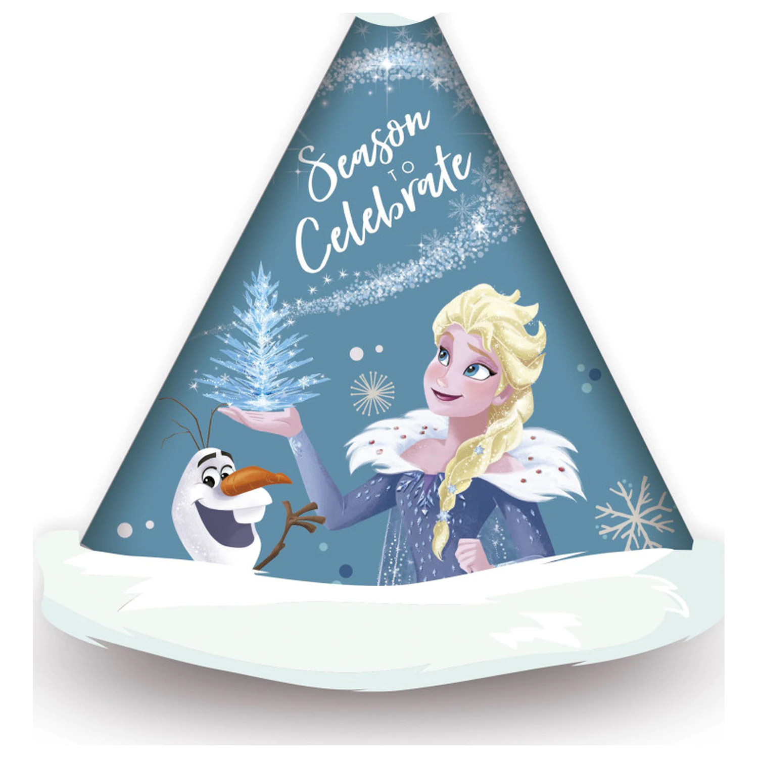 Disney Frozen Celebrate Caciula de Mos Craciun 37 cm poza produsului