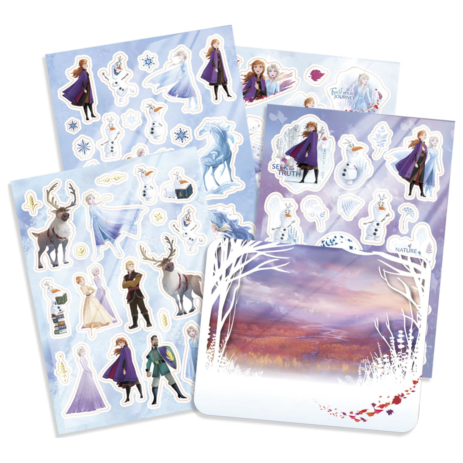 Disney Frozen Destiny Set autocolante de fereastra poza produsului