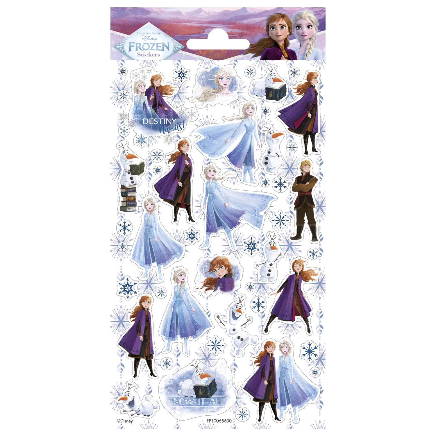 Disney Frozen Destiny Glitter Sticker poza produsului
