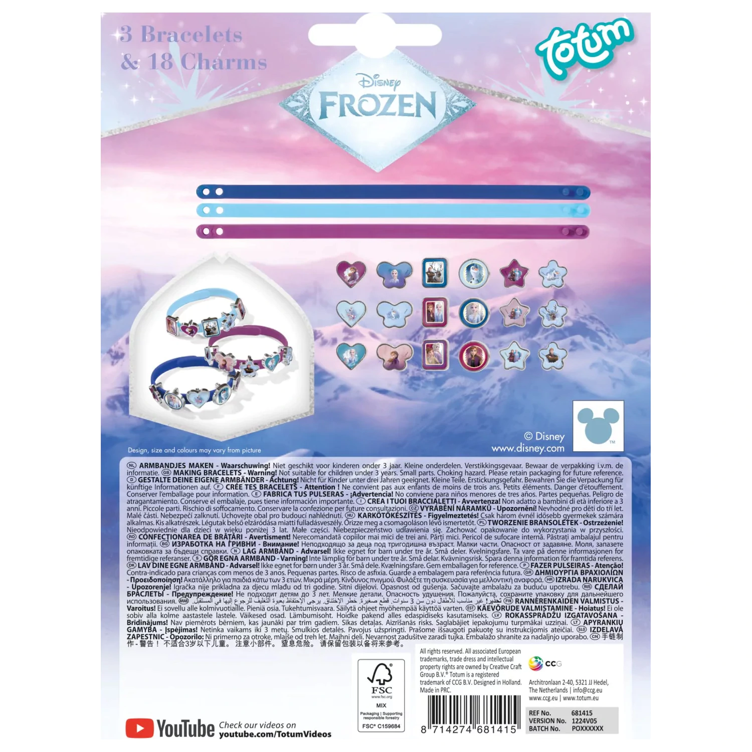 Disney Frozen Destiny Kit pentru a face bratari poza produsului