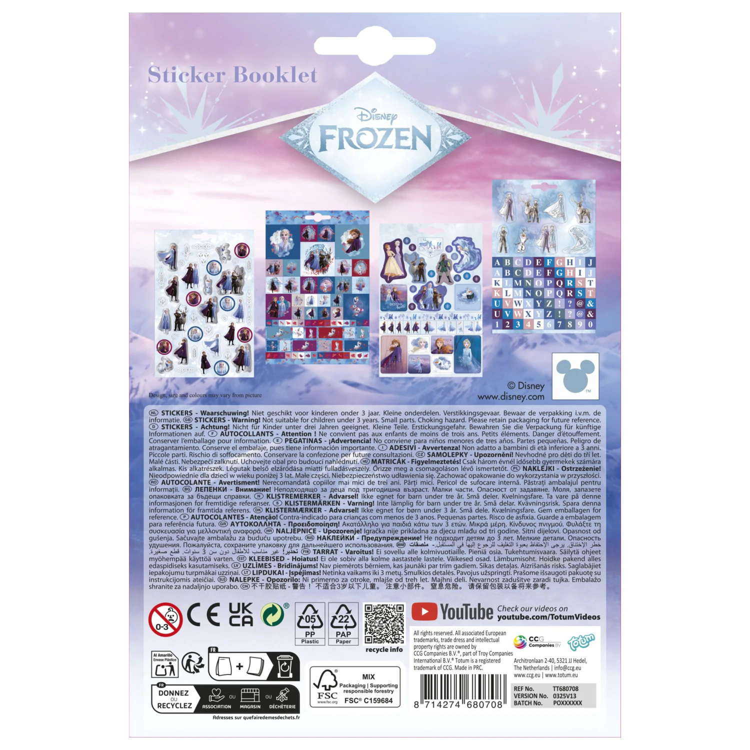Set de stickere Disney Frozen Destiny poza produsului