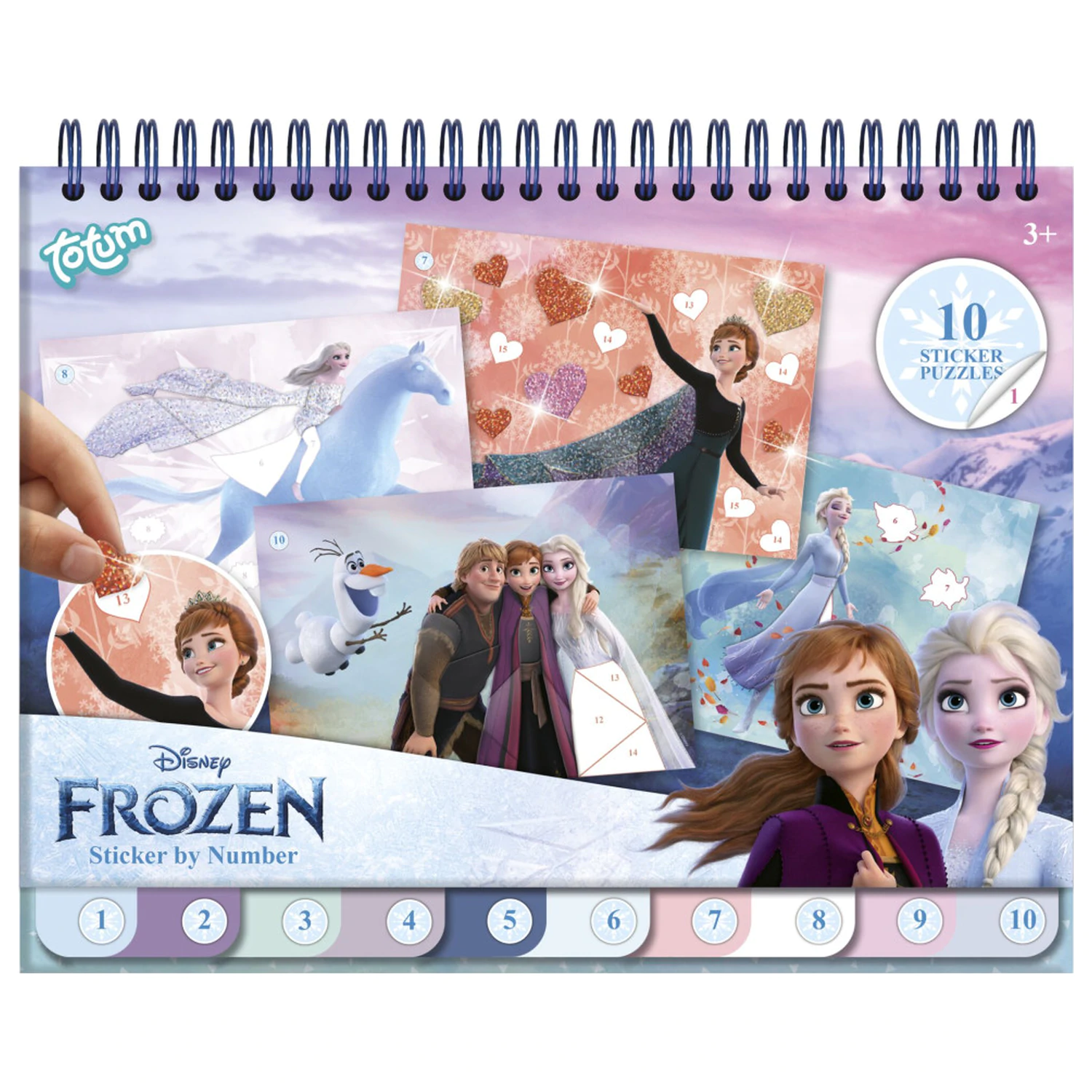 Disney Frozen Destiny Puzzle Sticker si Set de Colorat poza produsului