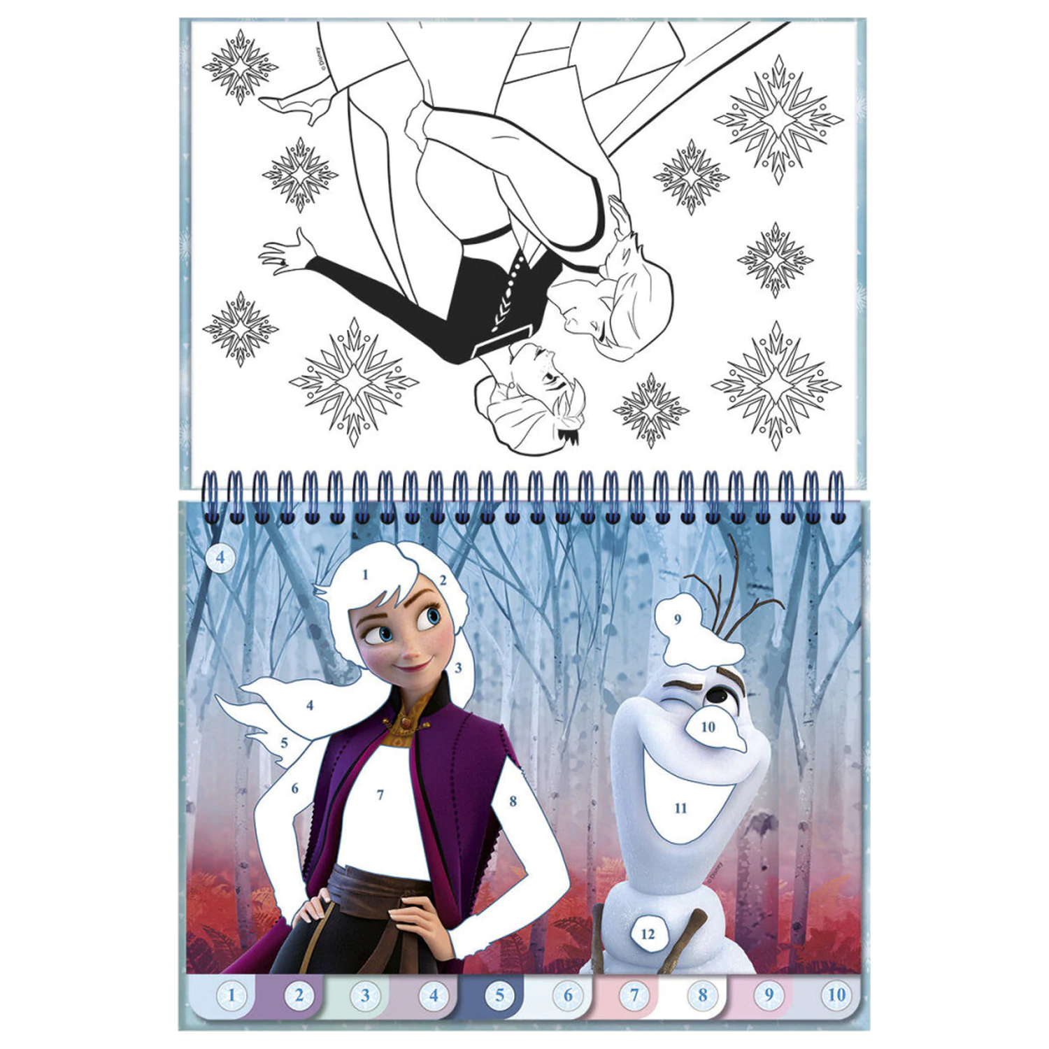 Disney Frozen Destiny Puzzle Sticker si Set de Colorat poza produsului