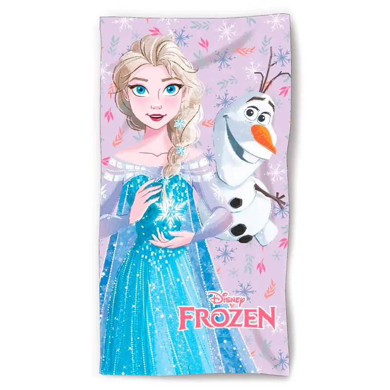 Disney Frozen Elsa & Olaf prosop de plajă din microfibră poza produsului