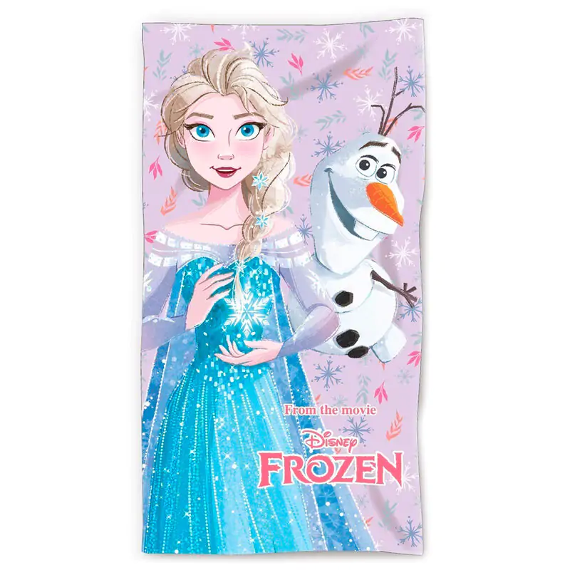 Disney Frozen Elsa & Olaf prosop de plajă din bumbac poza produsului