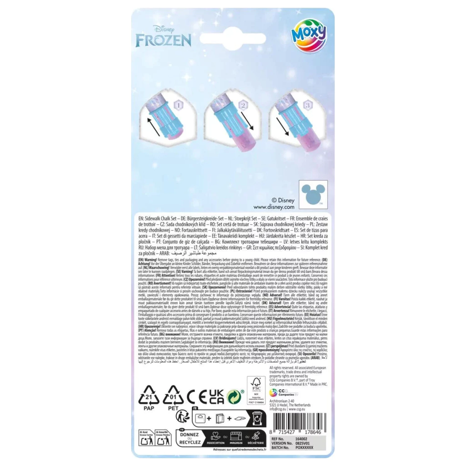Disney Frozen Elsa Sidewalk Set Creta poza produsului
