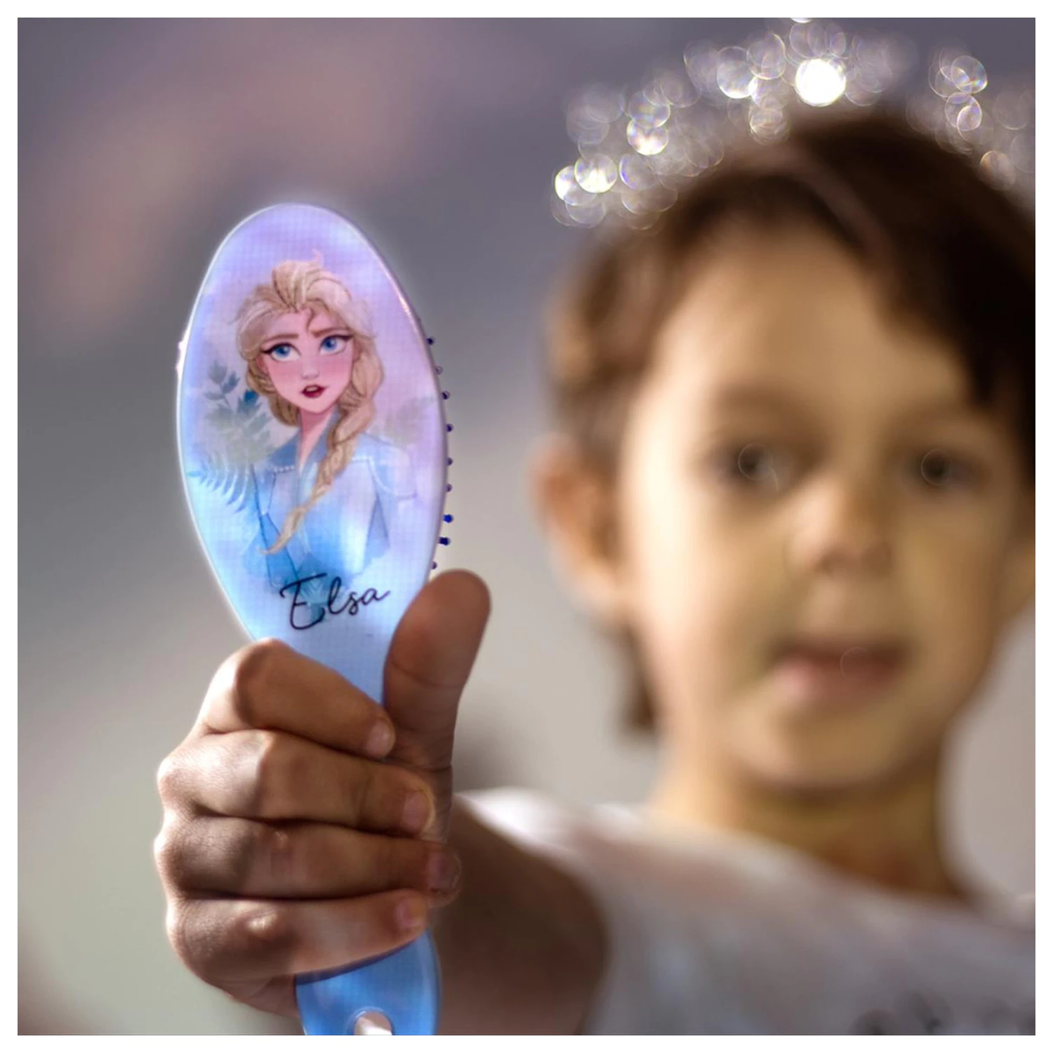 Disney Frozen Elsa perie de par, pieptene 21 cm poza produsului