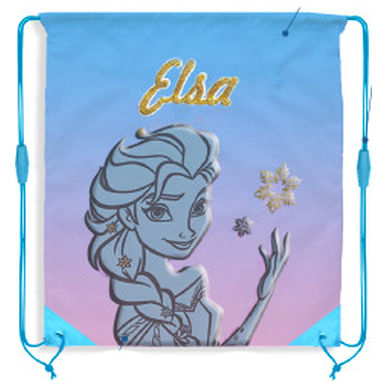 Disney Frozen Elsa geanta sport, Drawstring Bag 37 cm poza produsului