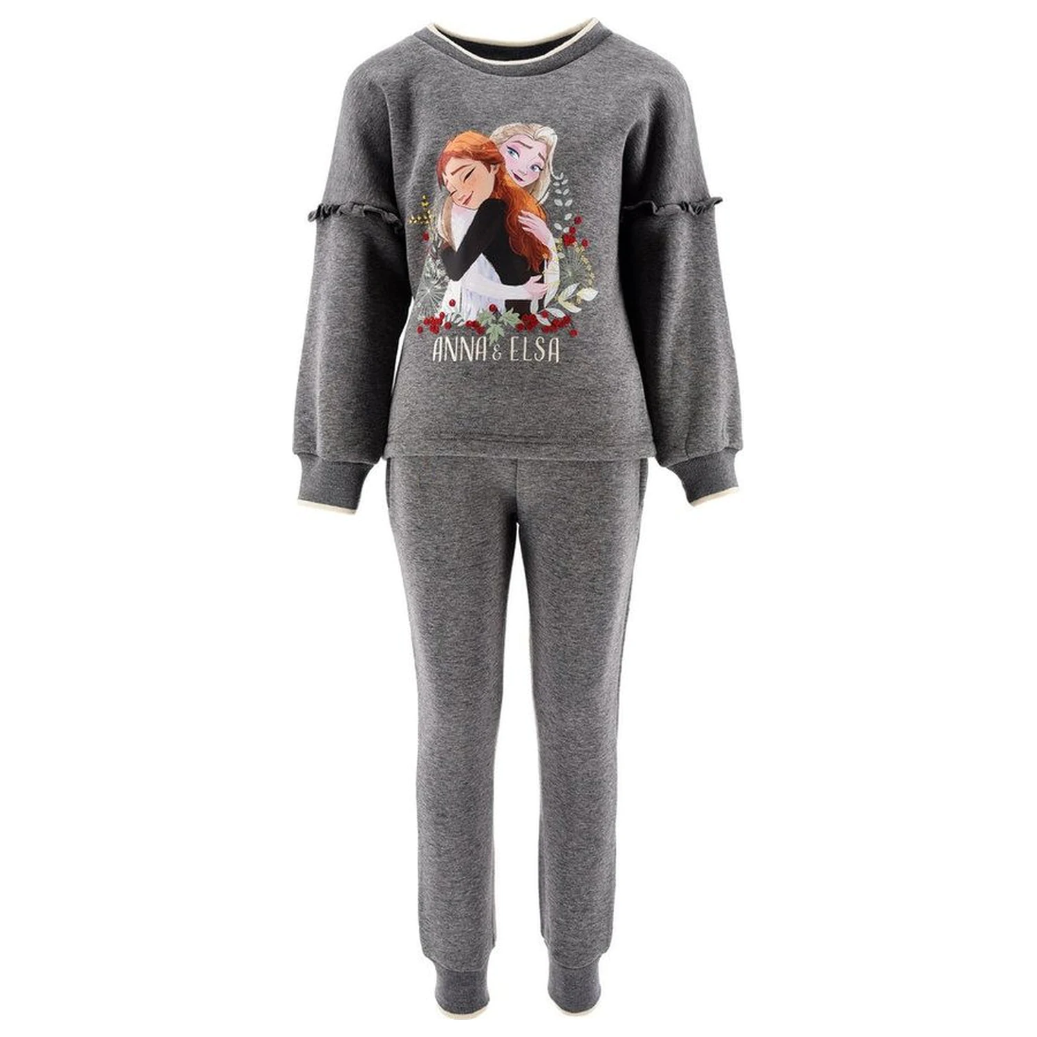 Disney Frozen Fondness Grey Kids Sequin Trening, Set de jogging poza produsului