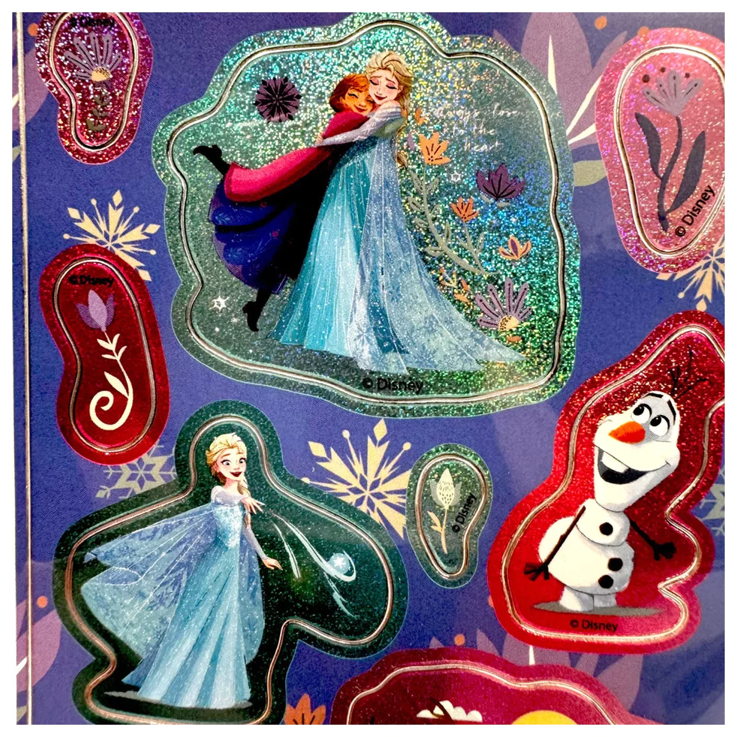 Set de stickere holografice Disney Frozen Friends Hug poza produsului