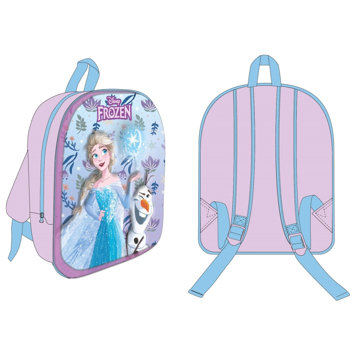 Disney Frozen Glamor 3D ghiozdan, geanta 30 cm poza produsului