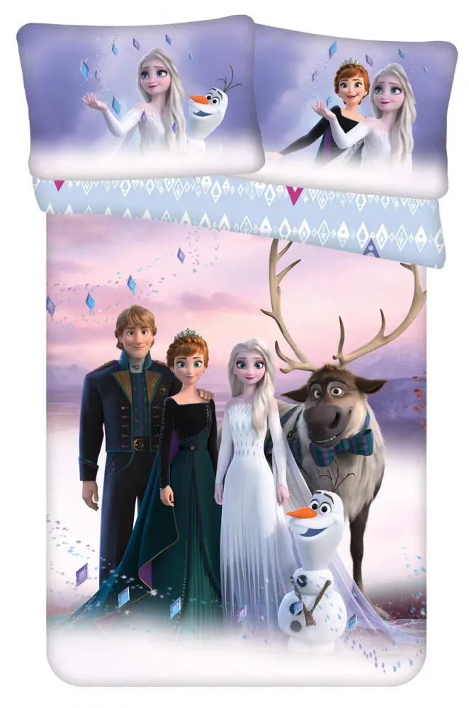 Disney Frozen Husa de pilota pentru copii 100x135 cm, Fata de perna 40x60 cm poza produsului