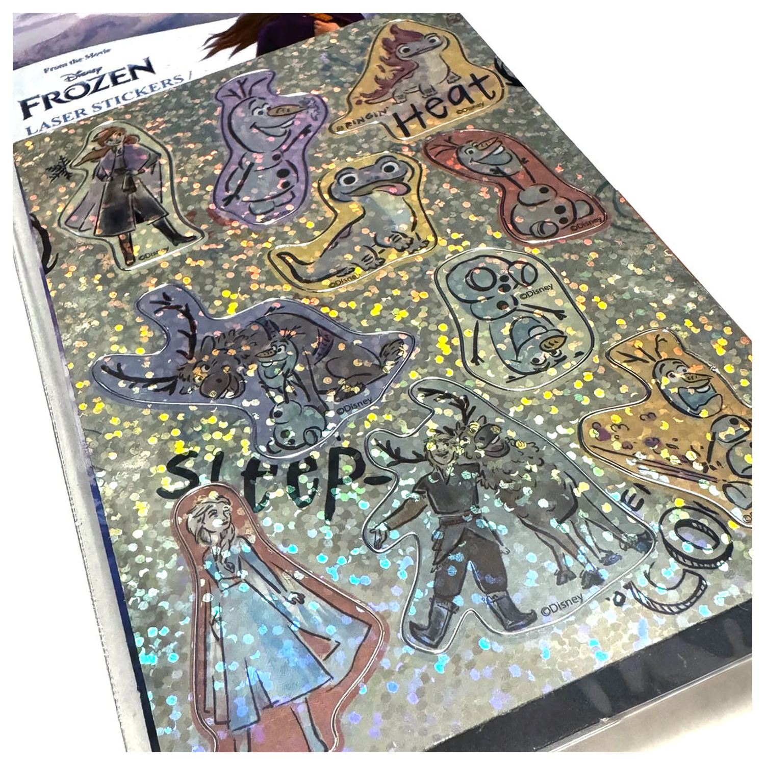 Disney Frozen Set de autocolante holografice termice poza produsului