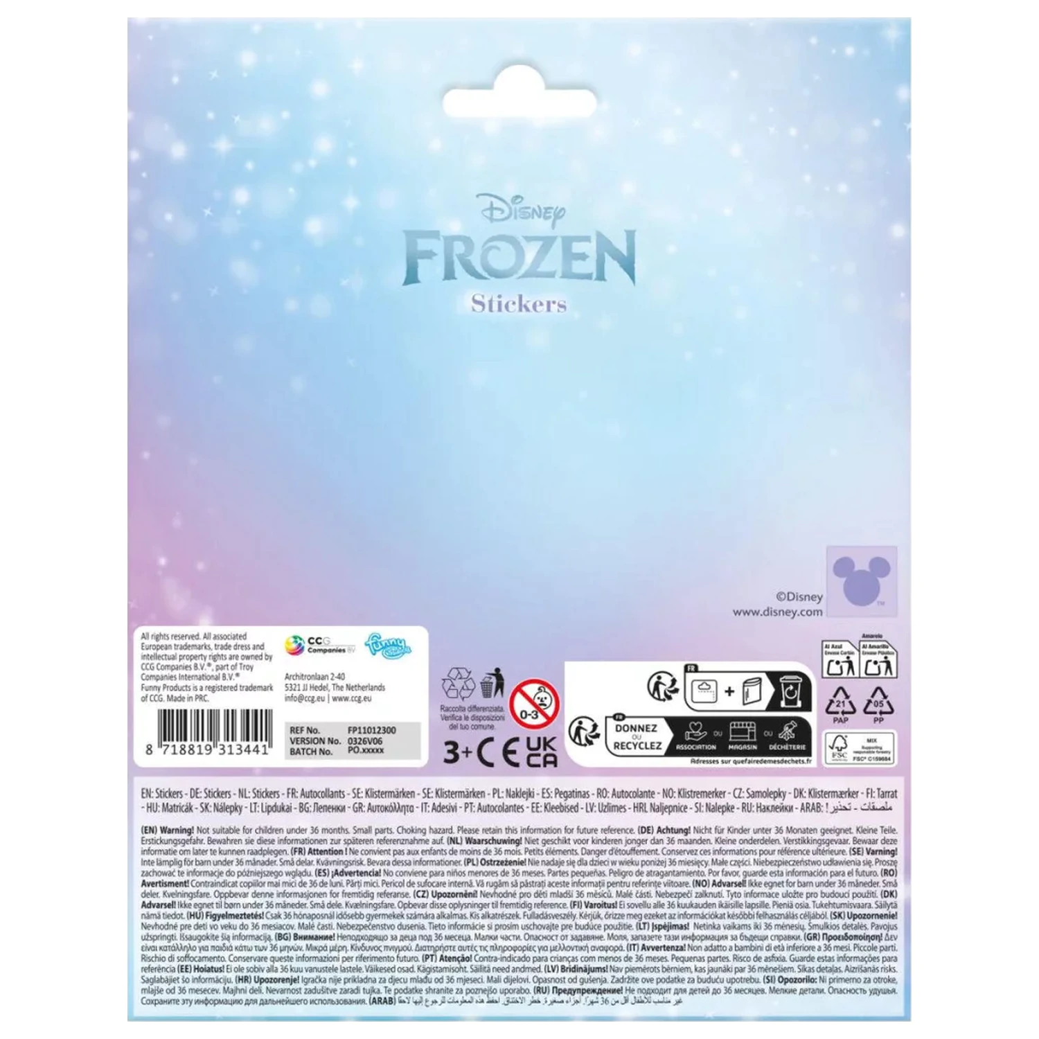 Disney Frozen autocolant Ice poza produsului