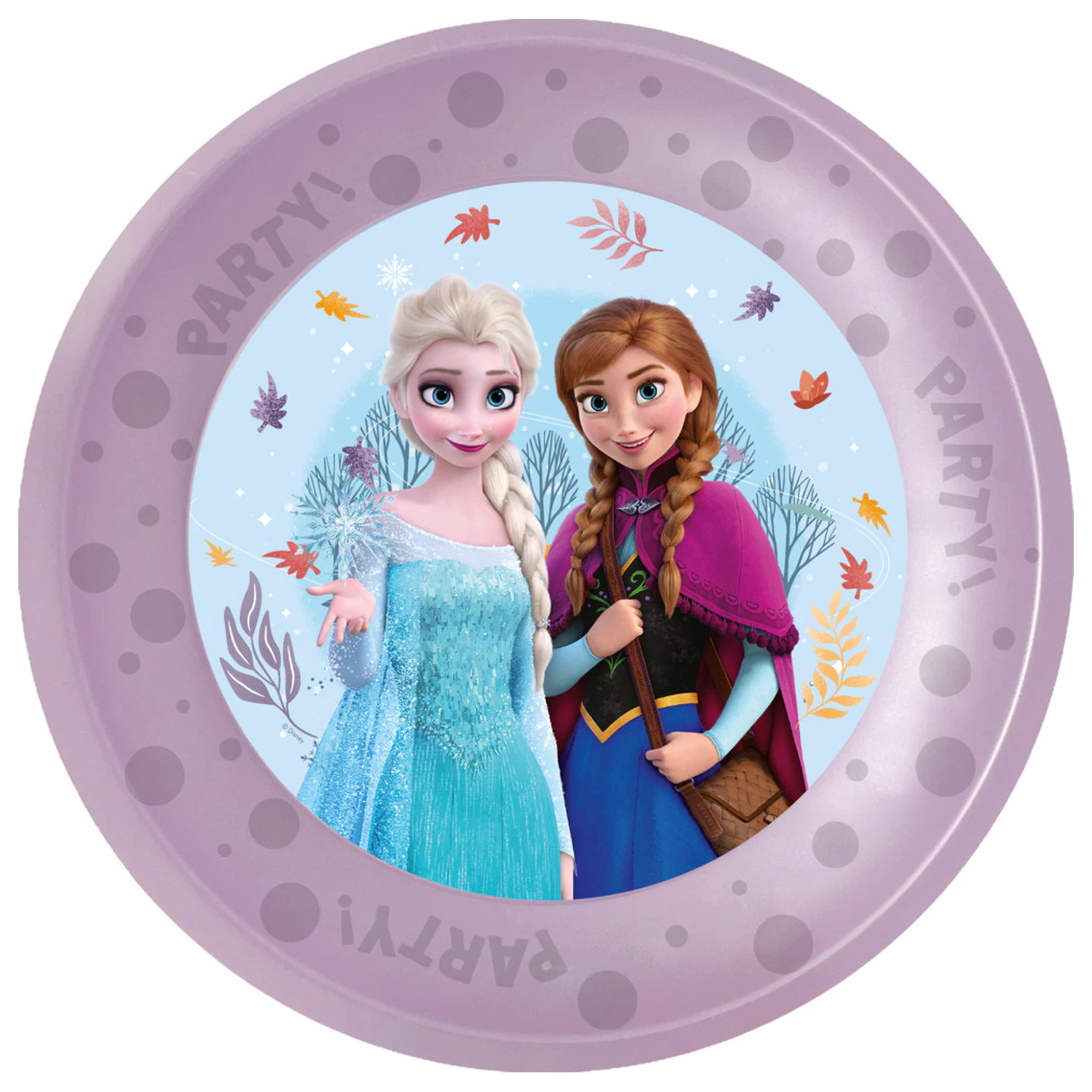Disney Frozen Idyllic Wonder micro premium plastic farfurie plată set de 4 piese 21 cm poza produsului