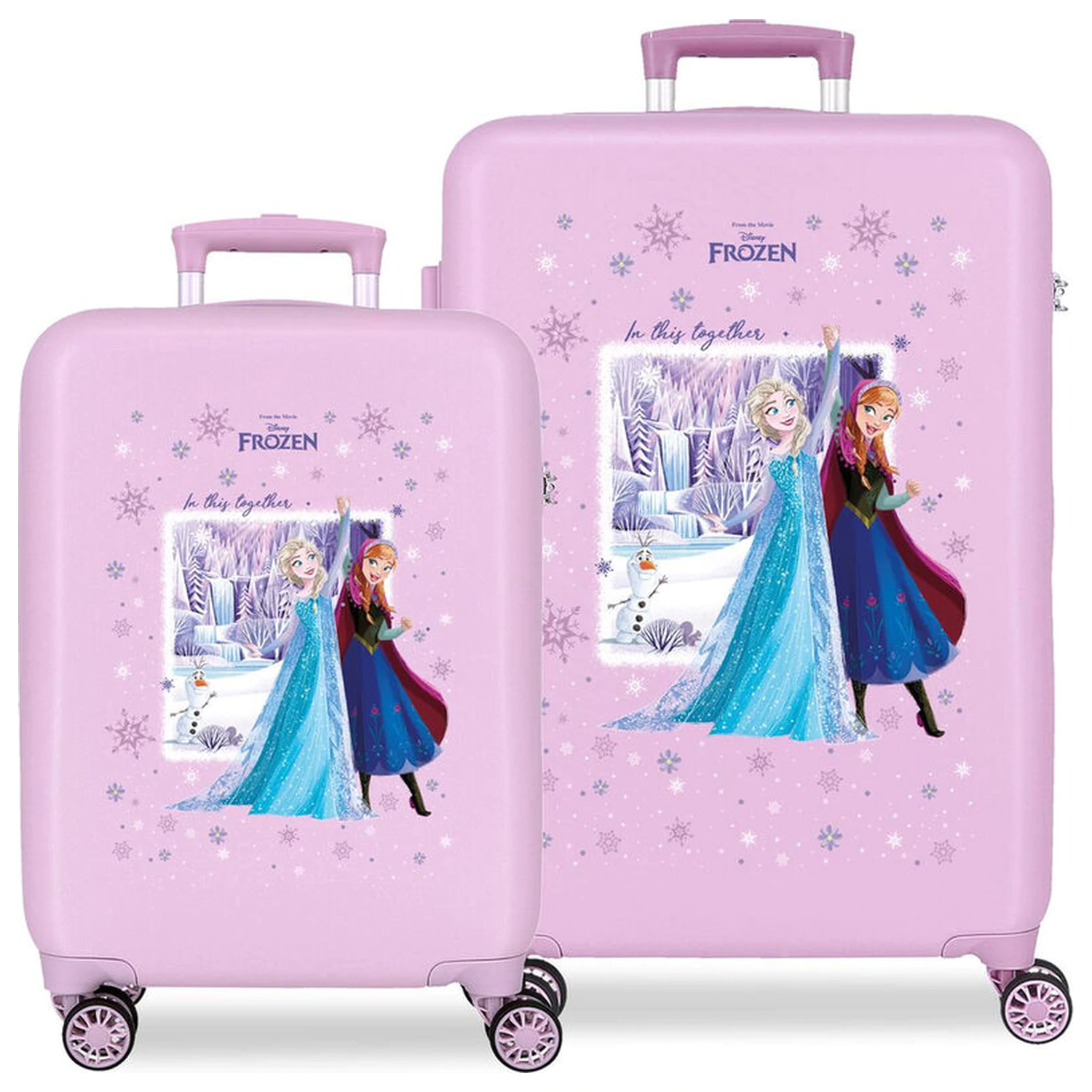 Disney Frozen In This Together ABS set 2 piese troler valiza 55/65cm poza produsului
