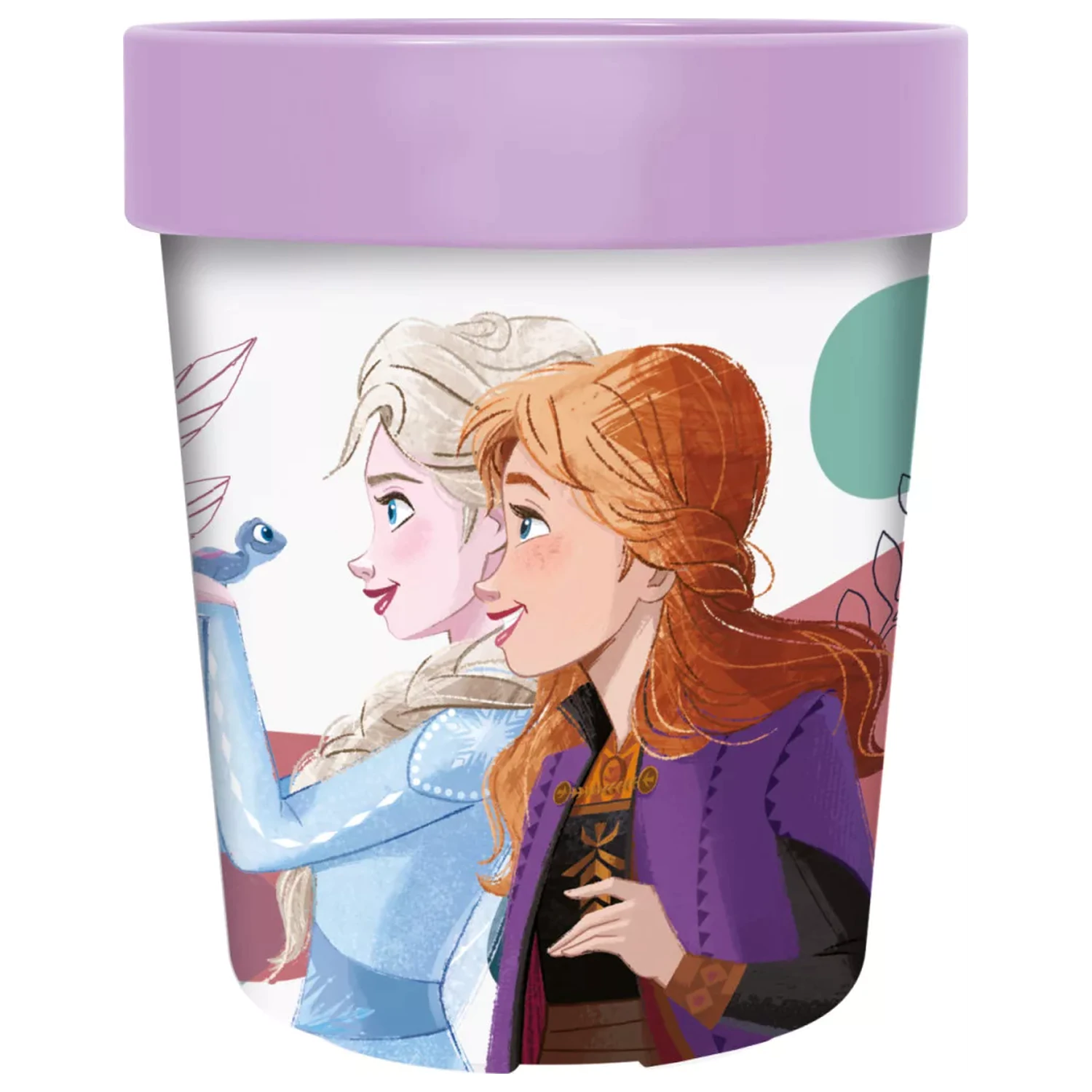 Disney Frozen Journey Non-slip Micro Cana de plastic 260 ml poza produsului