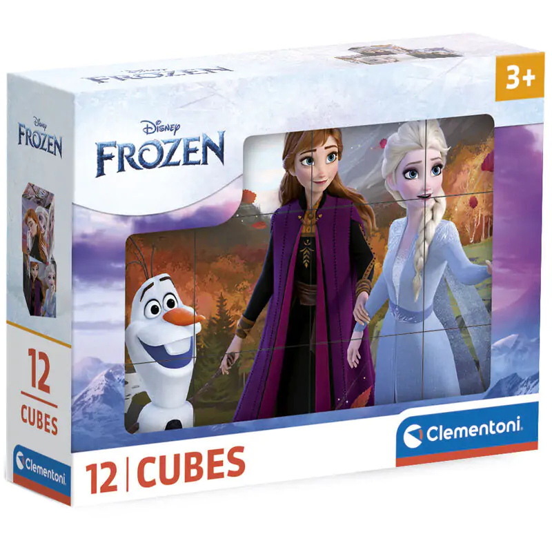 Disney Frozen cube puzzle 12 piese poza produsului